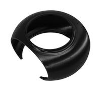 HAPINARY Cachette pour Crevettes et Petits Poissons en ABS Noir, Grotte Souterraine Tunnel pour Aquarium Nano, Accessoire Interactif D’Enrichissement Favorisant Repos et Exploration des