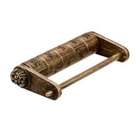 HAPINARY Cadenas à Combinaison en Métal Style Chinois Ancien pour Boîte à Bijoux et Tiroir Serrure Rétro Portable et Mot de Passe Sécurisé