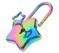 HAPINARY Cadenas d'Étoile pour Bricolage, Petit Cadenas Métallique Clé, Usage pour Journal Intime, Agenda et Décoration Anniversaire Fille