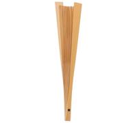HAPINARY Cadre D'éventail Rond en Bambou 18cm, Non Fragile, pour Décoration DIY et Fabrication D'éventails Pliants