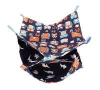 HAPINARY Cage Hamac Double Couche pour Animaux De Compagnie Lit Suspendu pour Cochon d'Inde Nid Doux pour Rat Hamster