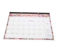 HAPINARY Calendrier Mural Floral Mois Planificateur Anglais Clair pour Maison Bureau École Organisation Annuelle et Vue Mensuelle Espacée