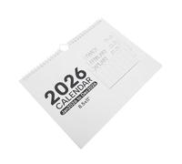 HAPINARY Calendrier Mural Minimaliste avec Planificateur Mensuel Grand Espace Écriture Suivi des Jours Fériés Internationaux Organiseur Annuel pour Bureau et Maison