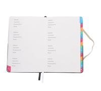 HAPINARY Carnet D’Adresses A5 Onglets Alphabétiques Organisateur Polyvalent pour Mots de Passe et Répertoires Format Petit Couverture Blanche et Noire Bureau et Usage Personnel