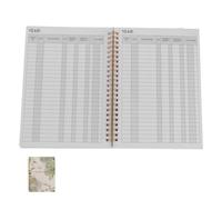 HAPINARY Carnet de Chèques pour Entreprise Livre de Comptes Papier Format A4 Registre des Transactions Bancaires Couverture Résistante Planificateur Budgétaire Professionnel pour Suivi