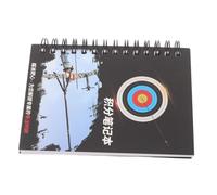 HAPINARY Carnet de Score pour Tir à L’Arc, Bloc-Notes de Poche Papier Anti-Bavure, Registre de Pointage pour Compétitions Sportives et Entraînements
