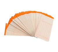 HAPINARY Cartes de Pointage Recto Verso Format Mensuel pour Carnet de Pointage et Suivi des Déplacements en Entreprise