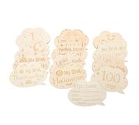 HAPINARY Cartes Mensuelles Plaque Dannonce De Naissance Cartes De Naissance En Bois Carnets De Croissance Et De Mémoire