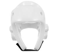 HAPINARY Casque de Boxe Taille M Blanc Mousse Absorbante, Casque de Combat Ergonomique pour Garçon et Filles, Protection Tête Respirante pour Taekwondo, Karaté et Entraînement