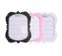HAPINARY Catalogue de Vernis à Ongles 3pcs en Abs Compact Finition Soignée Tableau D'affichage des Ongles pour Nail Art