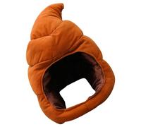 HAPINARY Chapeau Peluche Cartoon Marron Drôle Facile à Porter et Ne Tombe Pas, Accessoire de Déguisement pour Fête et Événement Adultes et Garçon et Filles