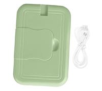 HAPINARY Chauffe-bébé Distributeur De Lingettes Pour Bébé Boîtier En Abs Chauffage Économe En Énergie Lingettes Chaudes Pour Bébé Pour Voiture Version Verte