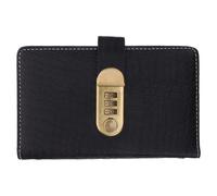 HAPINARY Classeur de Budget avec Cadenas à Combinaison 3 Chiffres en Pu Noir, 50 Pages Transparentes et 100 Emplacements pour Organiser Votre Défi Épargne Personnel Partout