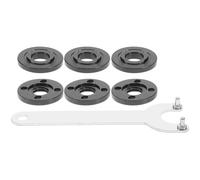 HAPINARY ngulaire Réglable 7 Pièces pour Meuleuse D'angle, Écrou 5/8 en Acier Haute Teneur en Carbone, Poignée Antidérapante, Kit de Réparation pour Démontage et Maintenance D'outils