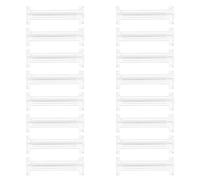 HAPINARY Clips de Cantonnière pour Store 16 Pcs en Plastique, Angle Caché