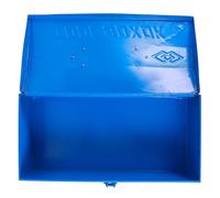 HAPINARY Coffret à Outils Couche en Fer Bleu, Boîte de Rangement Portable | Usage Intérieur et Réserve, Forte Capacité de Charge, Structure Peu Déformable, Format Pratique