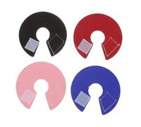 HAPINARY Collier De Protection Anti-Morsure pour Perroquet, Collerette De Récupération en Plastique Doux, Lot De 4 Pièces Coloré, Protection Santé pour Oiseaux De Compagnie