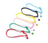 HAPINARY Collier Détachable pour Chat 6 Pièces : Collier pour Animal De Compagnie avec Clochette, Mignon Réglable pour Filles, Garçons, Chats, Accessoires pour Animaux De Compagnie
