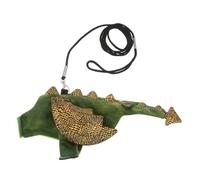 HAPINARY Costume Dinosaure pour Dragon Barbu en Peluche Harnais Ajustable Confortable, Laisse de Sécurité pour Reptiles, pour Promenades Quotidiennes et Séances Photo