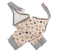 HAPINARY Coudière pour Animaux de Compagnie Respirante et Anti Léchage en Polyester, Protection des Plaies pour Chiens de 25-30kg, Récupération Confort