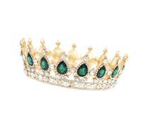 HAPINARY Couronne Décorative en Alliage avec Pierres Brillantes, Accessoire de Cheveux Élégant pour Femme, Design Brillant Mariage et Vie Quotidienne