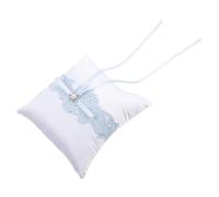 HAPINARY Coussin pour Alliance Mariage en Dentelle Nœud, Léger et Décoratif, pour Décorer la Pièce de Mariage Demande en Fiançailles