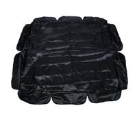 HAPINARY Couverture de Protection pour Balançoire, Couverture de Toit Pivotante, Housse Extérieure Noire en Polyester 190t Enduit Argenté, Imperméable et Résistante à l'usure,