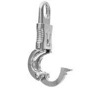 HAPINARY Crochet à Ressort en Alliage de Zinc, Mousqueton Équestre à Œillet Fixe, Accessoire pour Attacher et Contrôler Cheval en Situation Critique