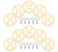 HAPINARY Crochets de Fixation pour Housse de Siège Auto en Fer et Plastique, Kit 1 Set, Fixation Fixe pour Installation Facile et Solide