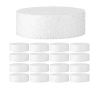 HAPINARY Cylindres en Mousse Blanche Lot de 20 Légers et Faciles à Modeler pour Peinture, Sculpture et Créatifs pour Bricolage