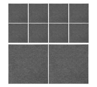 HAPINARY Dalles de Tapis de Sol Auto-adhésives Ignifuges en Polypropylène, Lot de 10 Carrés Rembourrage Doux, pour Salles de Réunion et Foyers