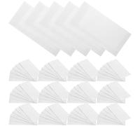 HAPINARY de 120 Pièces Blanches en Papier Offset 120 Auto-adhésives, Petite Taille Lot Pratique pour Rangement D'argenté et Lettres Manuscrites
