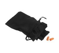 HAPINARY de Sommeil Noir avec Bandeau Ajustable, Occultant Doux et, Bouchons D’Oreilles Antibruit Inclus, Pochette de Rangement, pour Voyage et Sieste