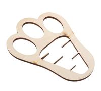 HAPINARY Découpe en Bois Légère D'empreinte de Patte de Lapin pour Décoration de Pâques, Facile à Colorier, pour Activités Créatives de Printemps