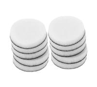 HAPINARY D'éponges de Rechange Circulaires 10 Pièces en Mousse Blanche pour Activités Artistiques et Création de Cartes pour Encre Distress