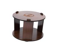 HAPINARY Distributeur de Bandes Adhésives en Bois Nuque Taille Compacte Usage Salon de Coiffure Professionnel Support de Rouleau de Papier pour Coupe