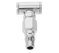 HAPINARY Double Embout Gonfleur de Pneu Connecteur Rapide pour Voiture et Camion Inflateur Manuel Robuste Portable et Compact pour Entretien et Urgence