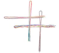 HAPINARY Élastiques à Cheveux pour Tresses 36 Pièces Corde Multicolore Dégradé Arc-en-Ciel Accessoires Coiffure pour Cheveux Fins et Bouclés Adolescents Couleur Aléatoire