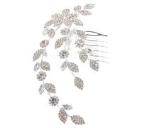 HAPINARY Élégante Épingle à Cheveux Mariage Strass pour Mariée Petite Barrette Fleur Argent Accessoires Coiffure pour Femmes et Demoiselles Honneur