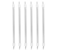 HAPINARY Élément Chauffant à Tube de Quartz 6 Pièces Blanc | Céramique Résistante, Remplacement Rapide et Simple, Adapté aux Grils Électriques, Entretien Domestique et Réparateurs