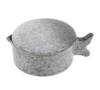 HAPINARY Encrier en Céramique Multifonction Couvercle Porte-Stylo Intégré Design Pierre Outil de Calligraphie Pratique pour Dessin et Peinture Accessoire Solide pour Artistes