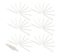 HAPINARY Ensemble D'aiguilles à Broder en Métal Enfile-aiguilles, 30 Pièces, Épingles pour Point de Croix, Rangement Portable, pour Couture Main et DIY sur Tissu