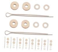 HAPINARY Ensemble de 10 Kit de Articulations Rotatives et Métal pour Poupées et Ours DIY Accessoires de Joints Mobiles pour Assemblage de Squelette Fournitures Sûres et Durables pour
