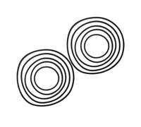 HAPINARY Ensemble De 10 Plantes Flottantes pour Aquarium Support De Plantes Flottantes Noires Cercles Dalimentation pour Poissons