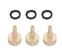 HAPINARY Ensemble De 3 Buse pour Lavage de Voiture Installation Facile en Laiton Jet Concentré Accessoires Inclus pour Tuyau D'arrosage et Nettoyage de Terrasse