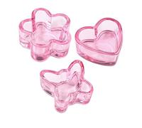 HAPINARY Ensemble De 3 Coupelles Pour Nail Art Motif Fleur Cœur Pour Nail Art En Acrylique