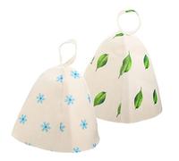 HAPINARY Ensemble De Bonnets De Sauna Bonnets De Bain En Feutre Pour La Respirants Et Absorbants