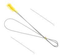 HAPINARY Ensemble De Brosses De Drainage Pliables pour Évier Tuyau De Vidange Nettoyage Daquarium Accessoire pour Brosse De Nettoyage De Tuyaux Flexible Brosse Double Face Manche Robuste