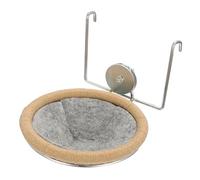 HAPINARY Ensemble de Nid d'Oiseau 3Pcs Coussin Chaud pour Perruches et Petits Oiseaux Matériaux Solide et Naturels Reproduction