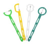 HAPINARY Entraîneurs de Langue 4pcs en Plastique pour Exercices Oraux et Rééducation de la Prononciation, Outil d'Exercice Buccal Adapté à Tous Âges
